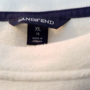 Lands end boat neck tunic fleece